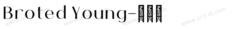 Broted Young字体转换